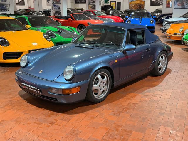 PORSCHE 964 Cabrio-Baltic Blu-Pelle Blu-Capote Blu