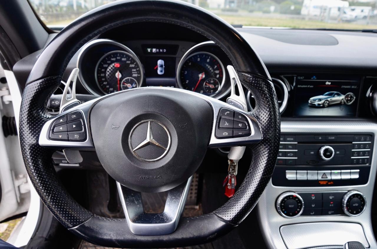 MERCEDES SLC 200 PREMIUM AMG LINE 184cv AUTO, UFF ITALIANA, SERVICE DIMOSTRABILI, SCARICO, RETROCAMERA, PELLE, PERMUTE
