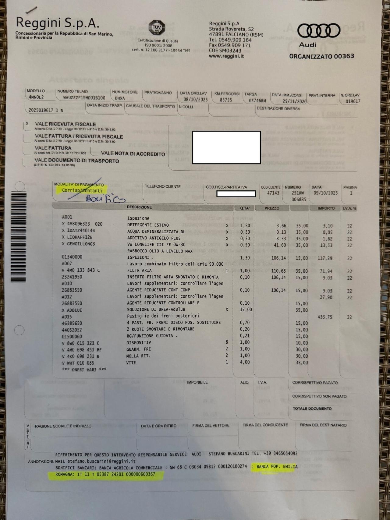 Audi Q8 50 TDI 286 CV quattro tiptronic Sport /S LINE/KM DOCTETTO/BELLISSIMA