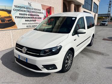 VOLKSWAGEN Caddy 2.0 TDI 102CV Kombi Maxi PASSO LUNGO 5 POSTI PEDANA POSTERIORE