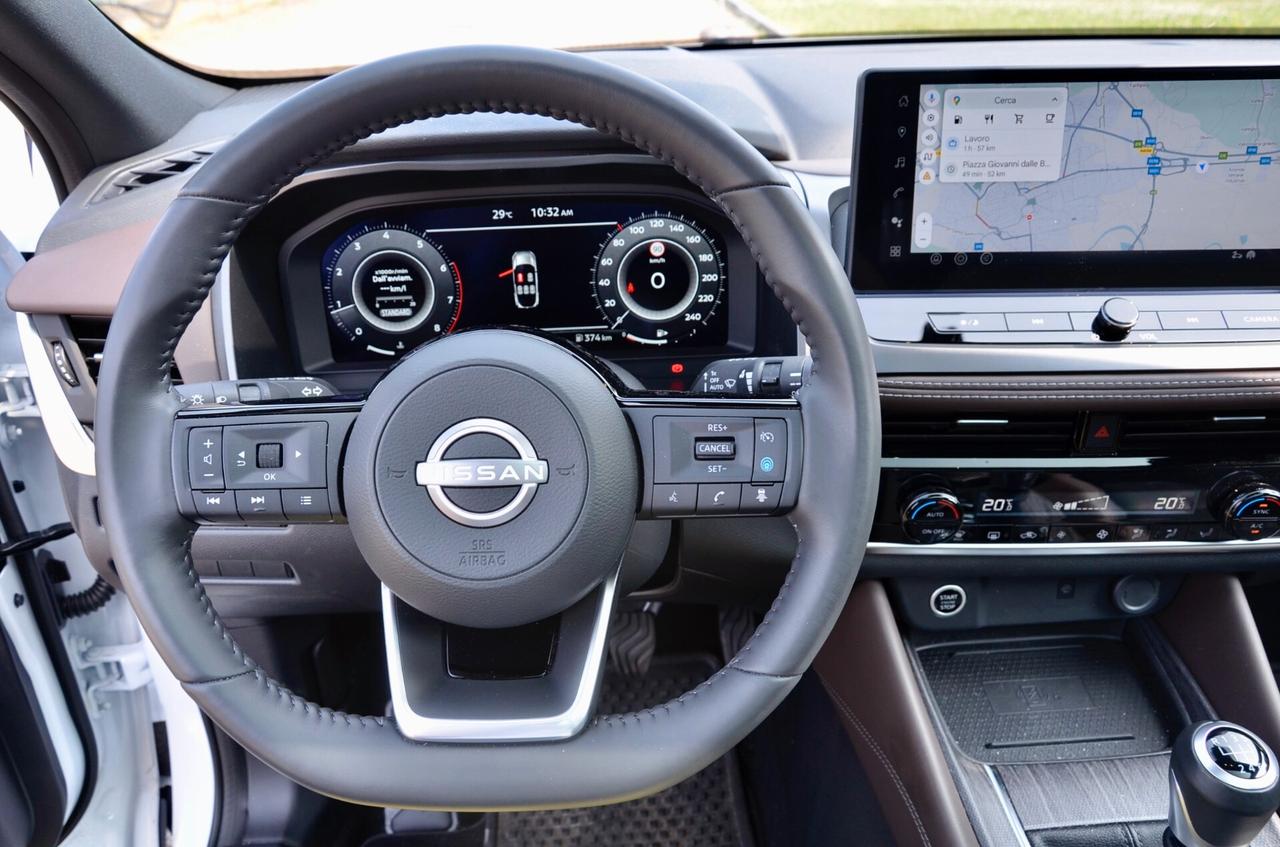 NISSAN QASHQAI 1.3 MHEV TEKNA 140cv, UNICOPROP, GARANZIA UFF, UFF ITALIANA, EURO 6E, TETTO, FARI LED, RETROCAMERA 360°, PERMUTE