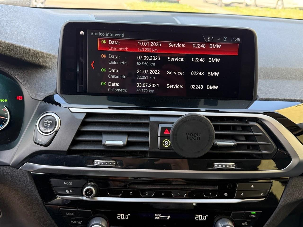 Bmw X3 xDrive20d xLine/NAVIPRO/CAMERA/MISTO PELLE