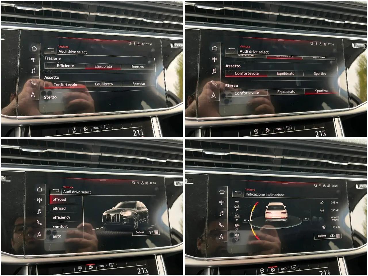 Audi Q7 55 3.0 TFSi MHEV 340cv Tiptronic8 Quattro Sport SEDILI VENTILATI-SOSPENSIONI PNEUMATICHE-CER