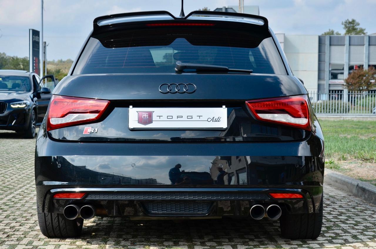 AUDI S1 SPORTBACK 2.0 TFSI QUATTRO 231cv, SERVICE AUDI, EURO 6B, SEDILI GUSCIO, RAGAZZON OMOLOGATO, SPOILER, APPLE CAR PLAY, PERMUTE