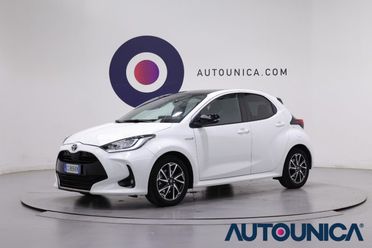 TOYOTA Yaris 1.5 HYBRID 5 PORTE LOUNGE FARI LED TETTO PANORAMA