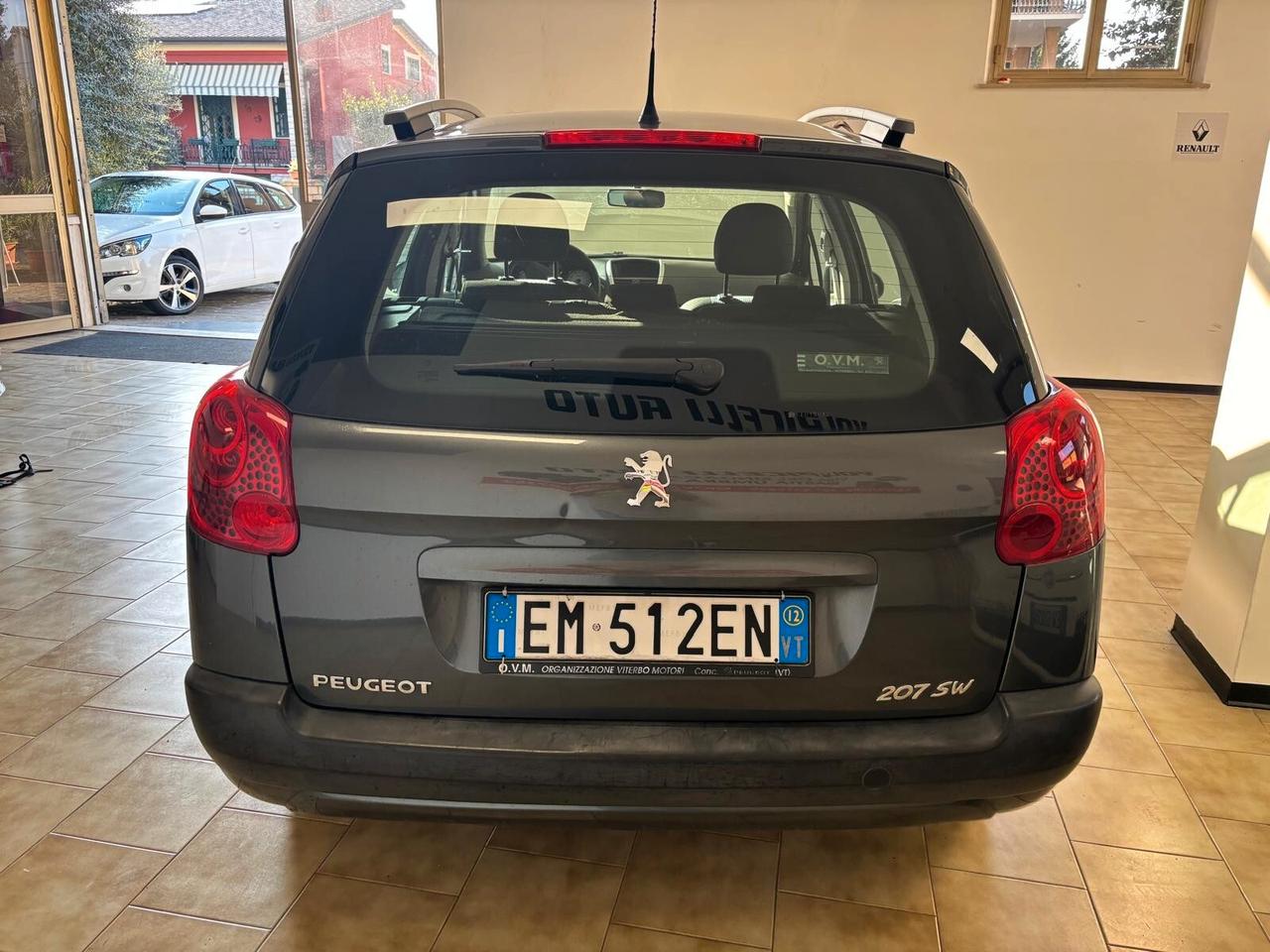 PEUGEOT 207 ANNO 2012 DS 1.6 ADATTA NEOPATENTATI KM 173 MILA