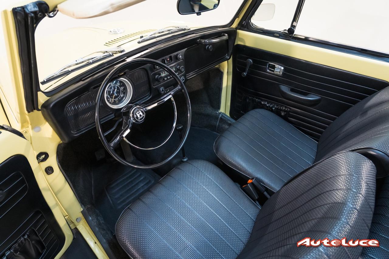 Volkswagen Maggiolino Cabriolet - Vetro piatto - Restaurata completamente - ASI Oro - Targa originale