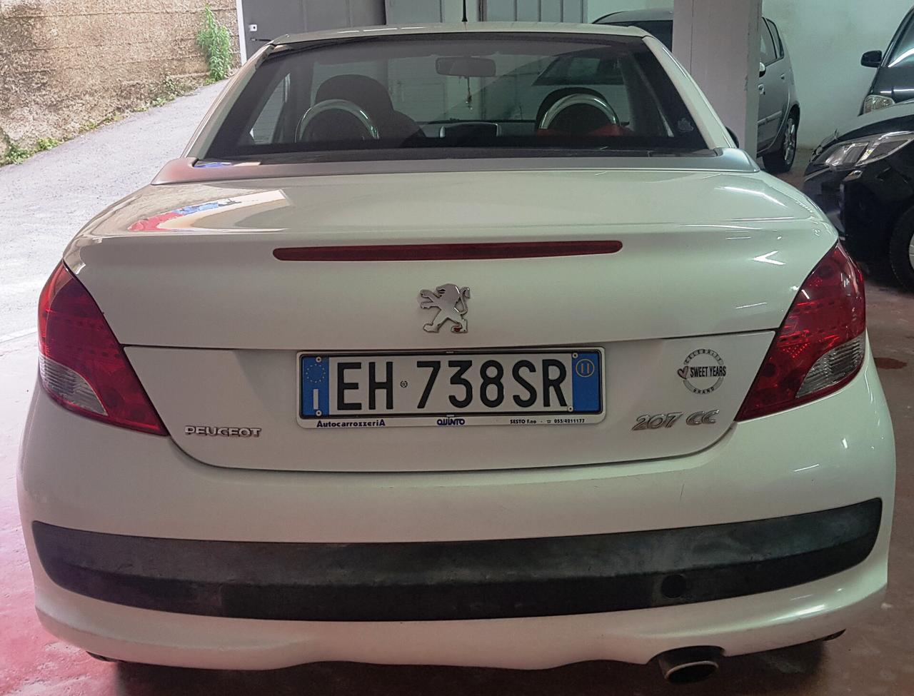 PEUGEOT 207 CABRIO 1.6 VTi 120CV 06/2011