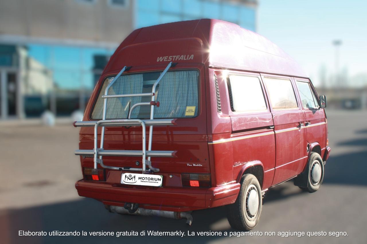 VOLKSWAGEN T3 CALIFORNIA WESTFALIA 1.6 T.D. DEL 1990 MOTORE RICONDIZIONATO