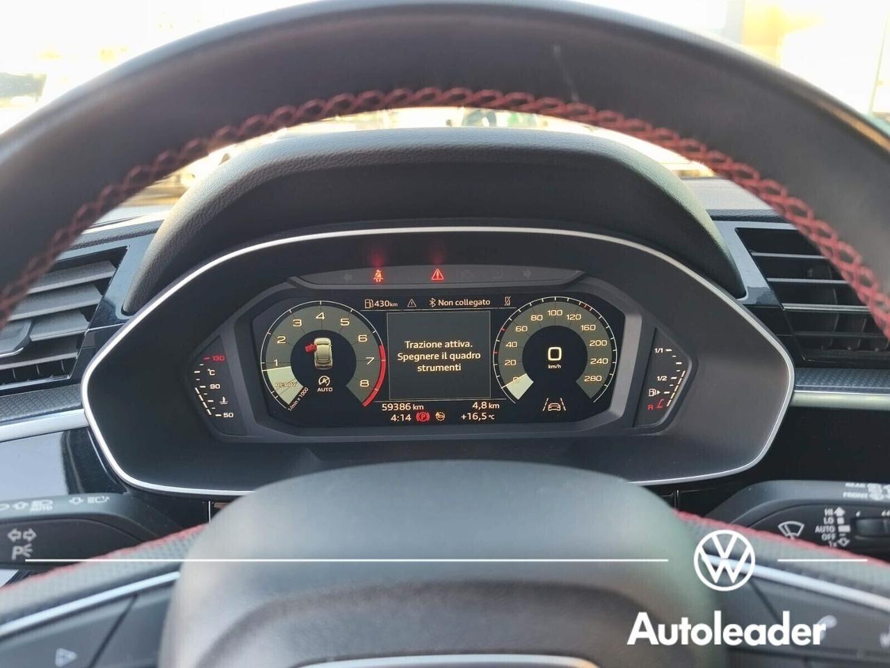 Audi Q3 35 TFSI 6M SOLI 59mila km interno Pelle S line