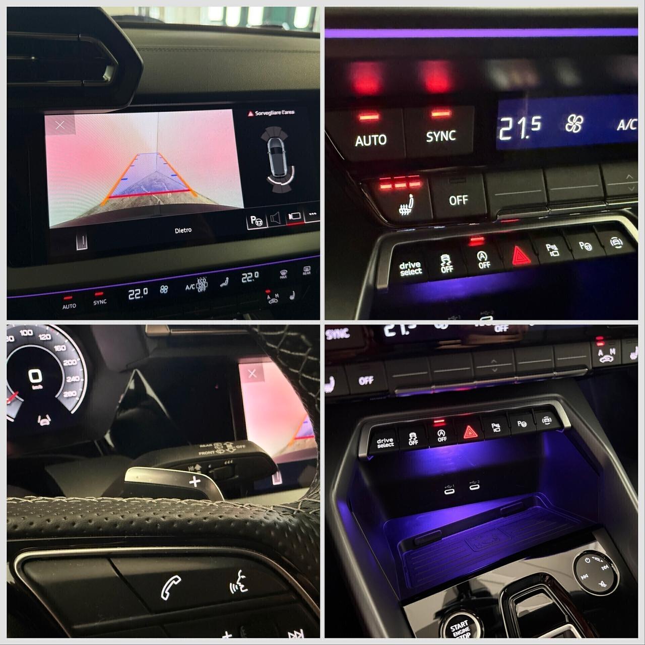 Audi A3 Spb 1.5 Tfsi Mhev 150cv S-Tronic S line Edition Uff Italiana Garanzia e Service Audi * NESSUN VINCOLO DI FINANZIAMENTO *