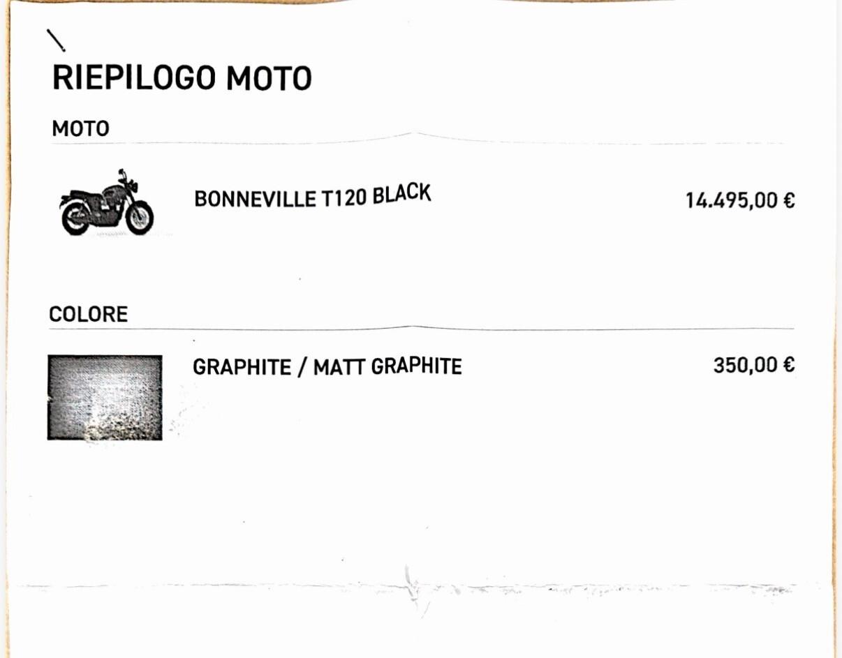Triumph Bonneville T120 BLACK