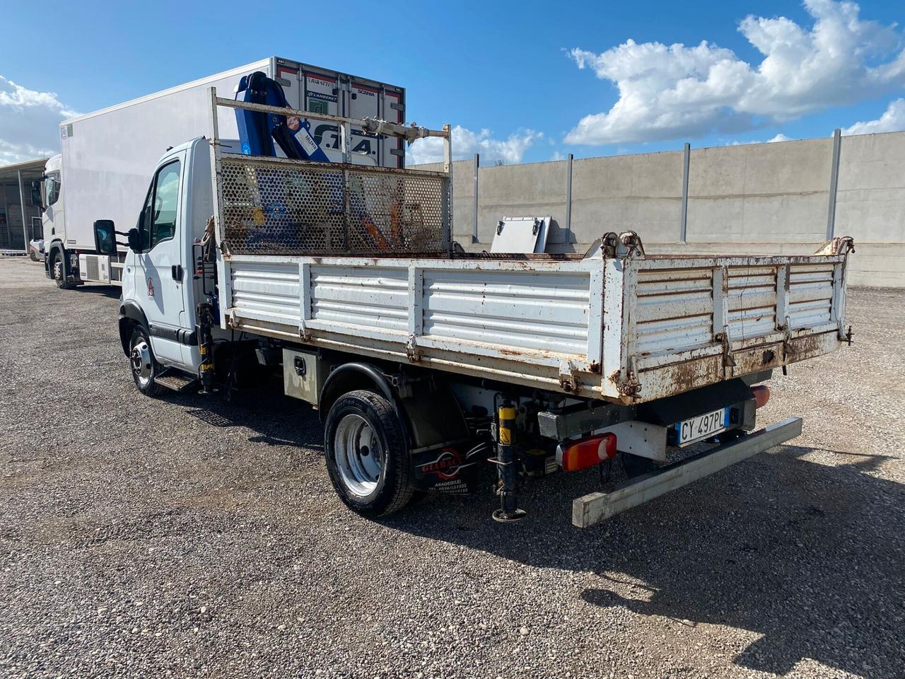 Renault Master 3.0 diesel ribaltabile trilaterale + gru Pm 23.25