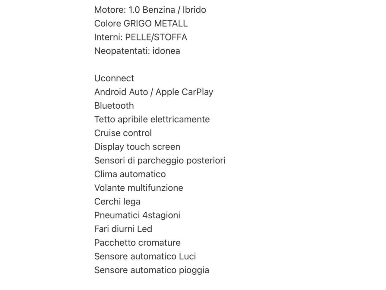 Fiat 500 C 1.0 Hybrid Dolcevita Cabrio Si Neopatentati