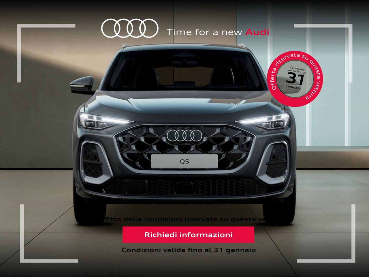 Audi Q5 sportback 2.0 tdi mhev+ s line edition quattro 204cv s-tronic