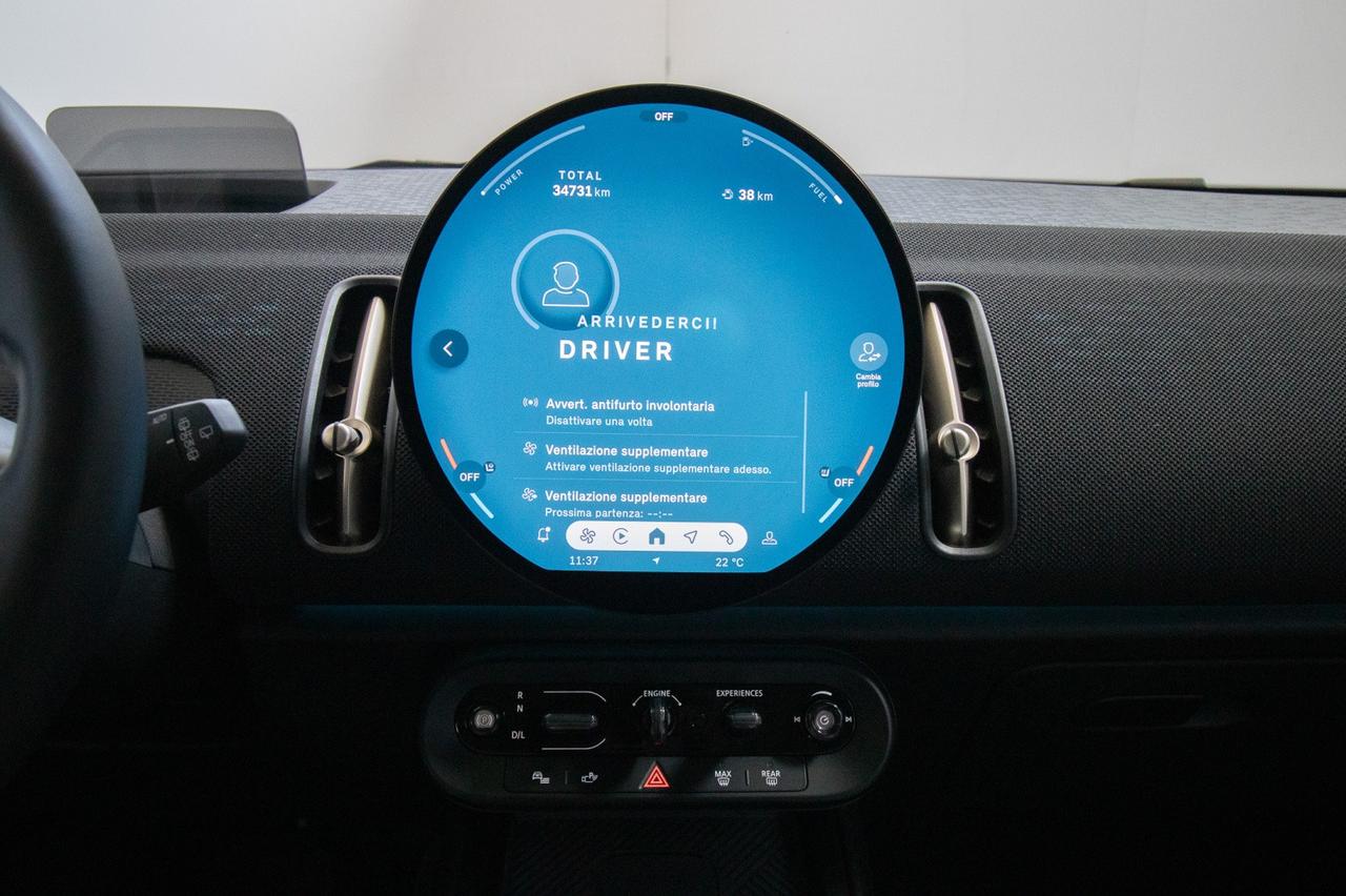 Mini Cooper S Countryman Classic 204 Cv -head Up Display -