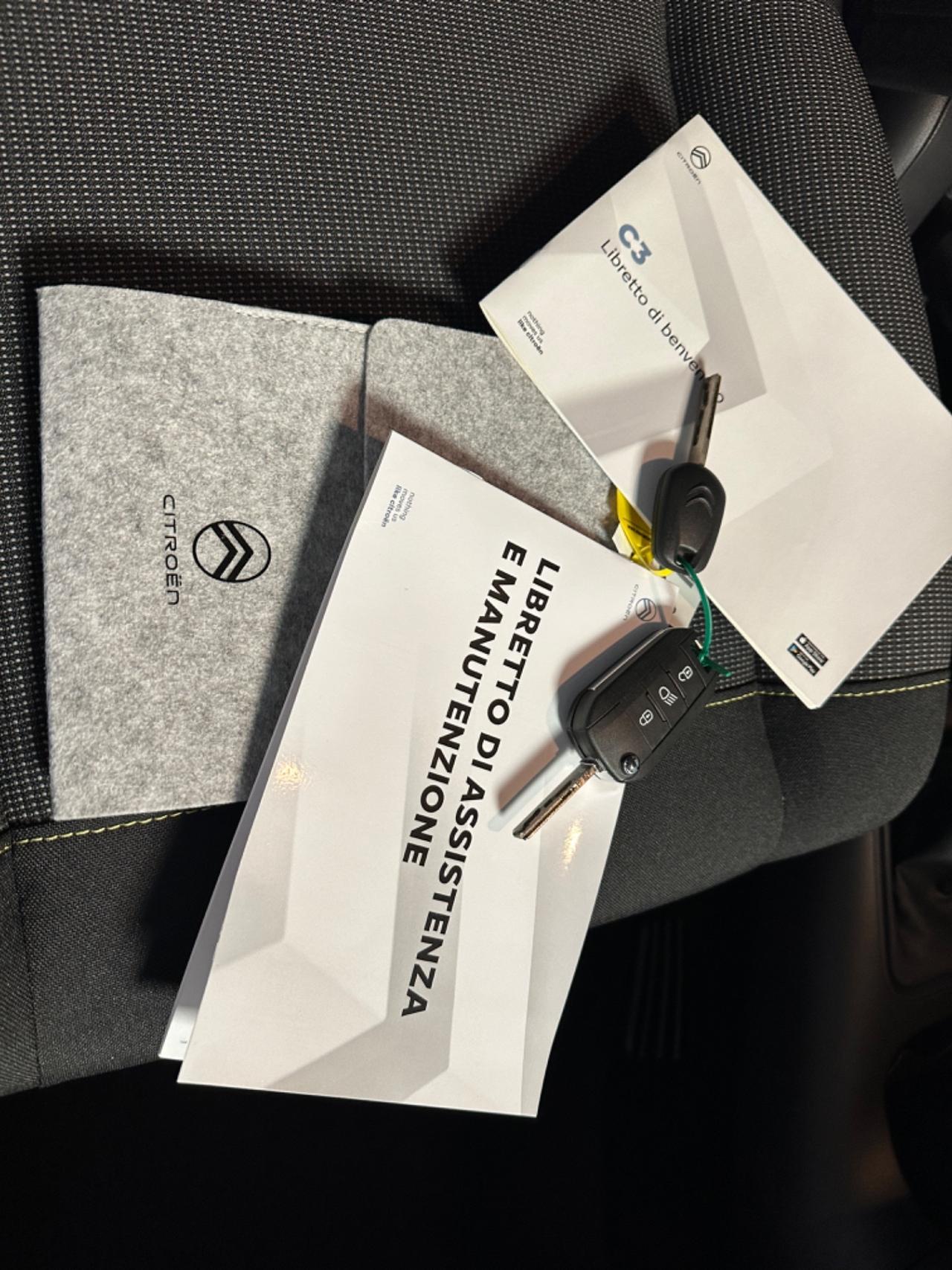CITROEN C3 KM/0 NUOVA! 1.2 BENZ 83CV NEOPATENTATI GARANZIA 24 MESI