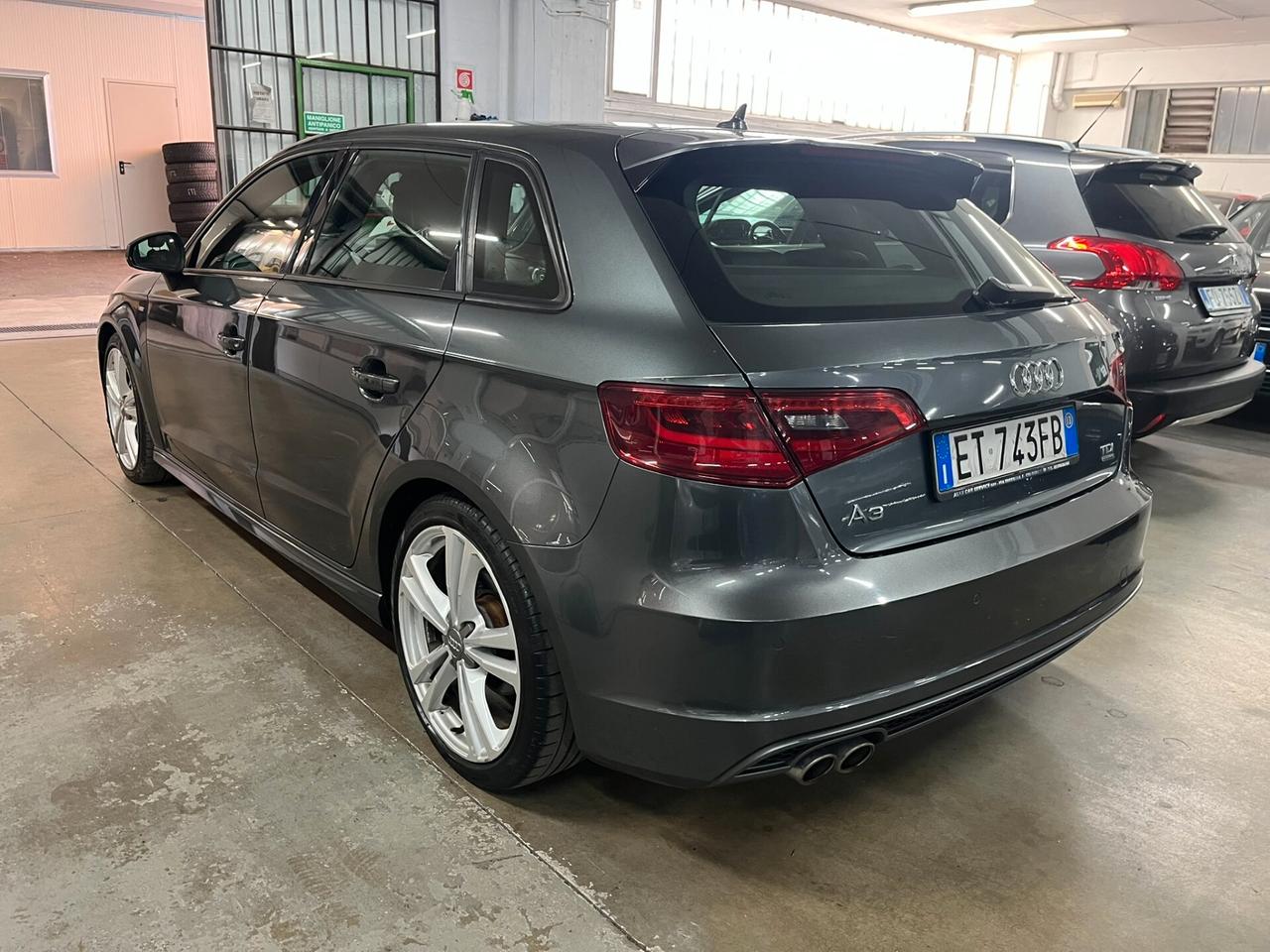 A3 2.0 Tdi 184cv QUATTRO s-tronic S-LINE euro 6
