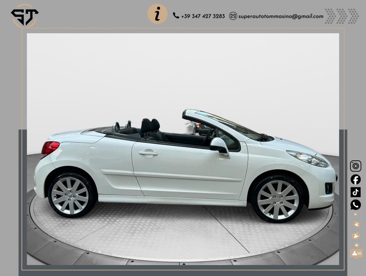Peugeot 207 1.6 VTi 120CV CC Cabrio Allure