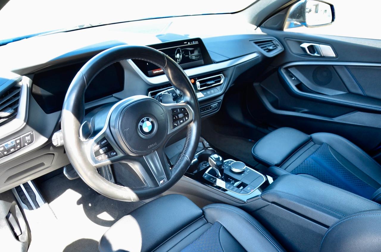 BMW 118d 2.0 MSPORT 150cv AUTO, UFF ITALIANA, SERVICE BMW, EURO 6D, FULL LED, SOUND SYSTEM, RETROCAMERA, PERMUTE