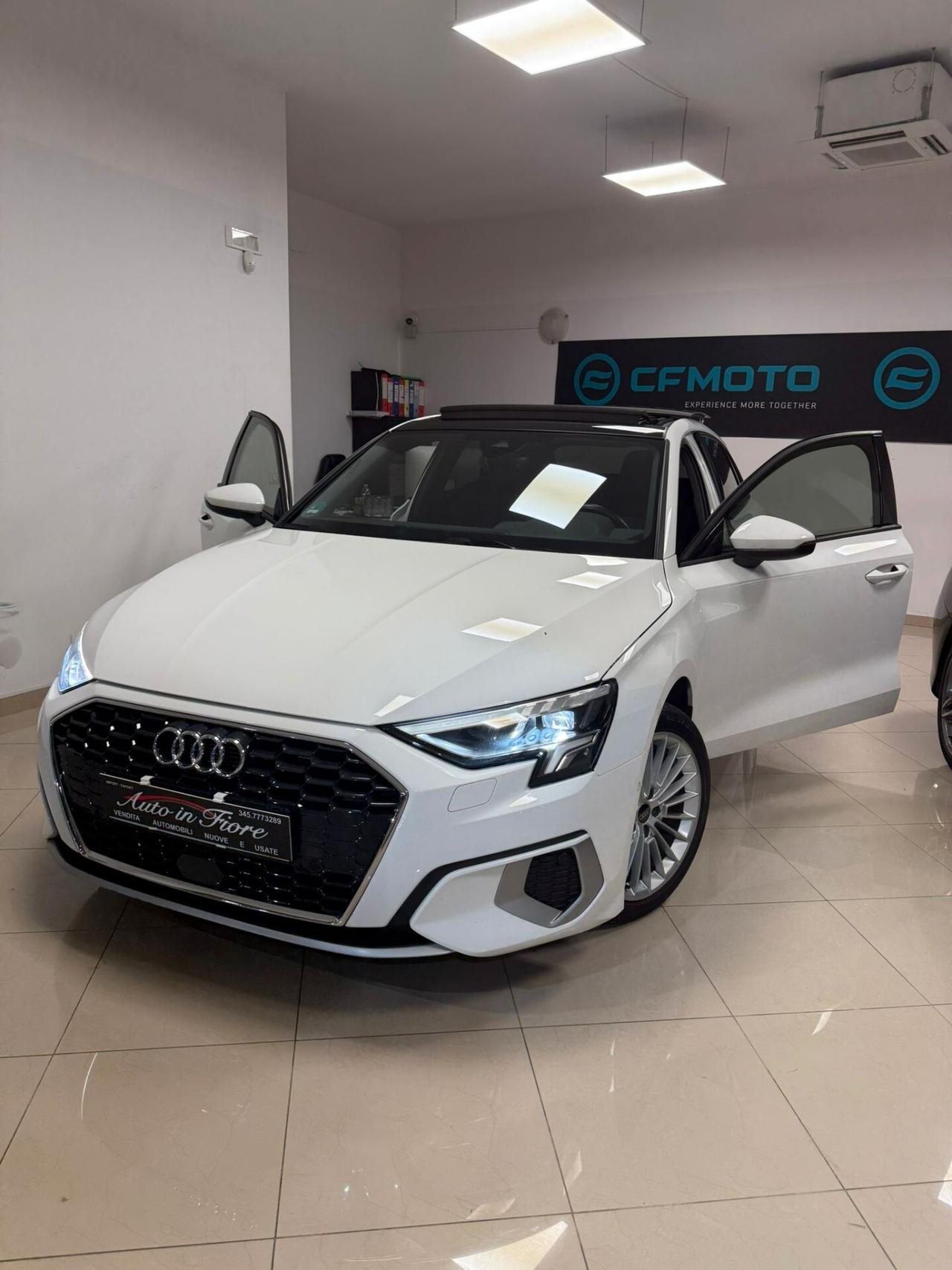 AUDI A3 SPORTBACK,TETTO PANORAMICO,LED,USATO GARANTITO