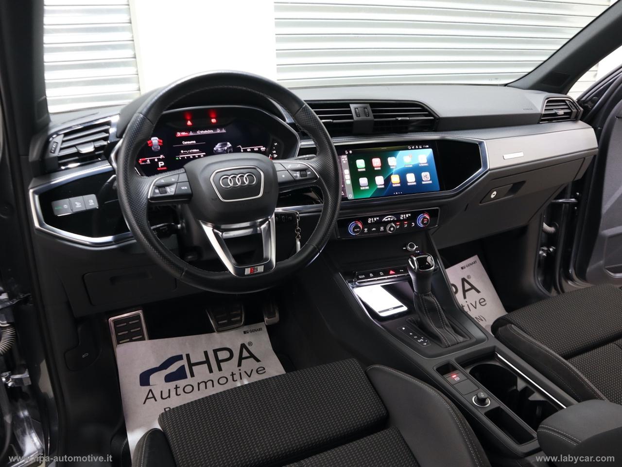 AUDI Q3 SPORTBACK 2.0TDI 200CV S-tronic S-LINE NAVI MATRIX LED PELLE QUATTRO RETROCAMERA