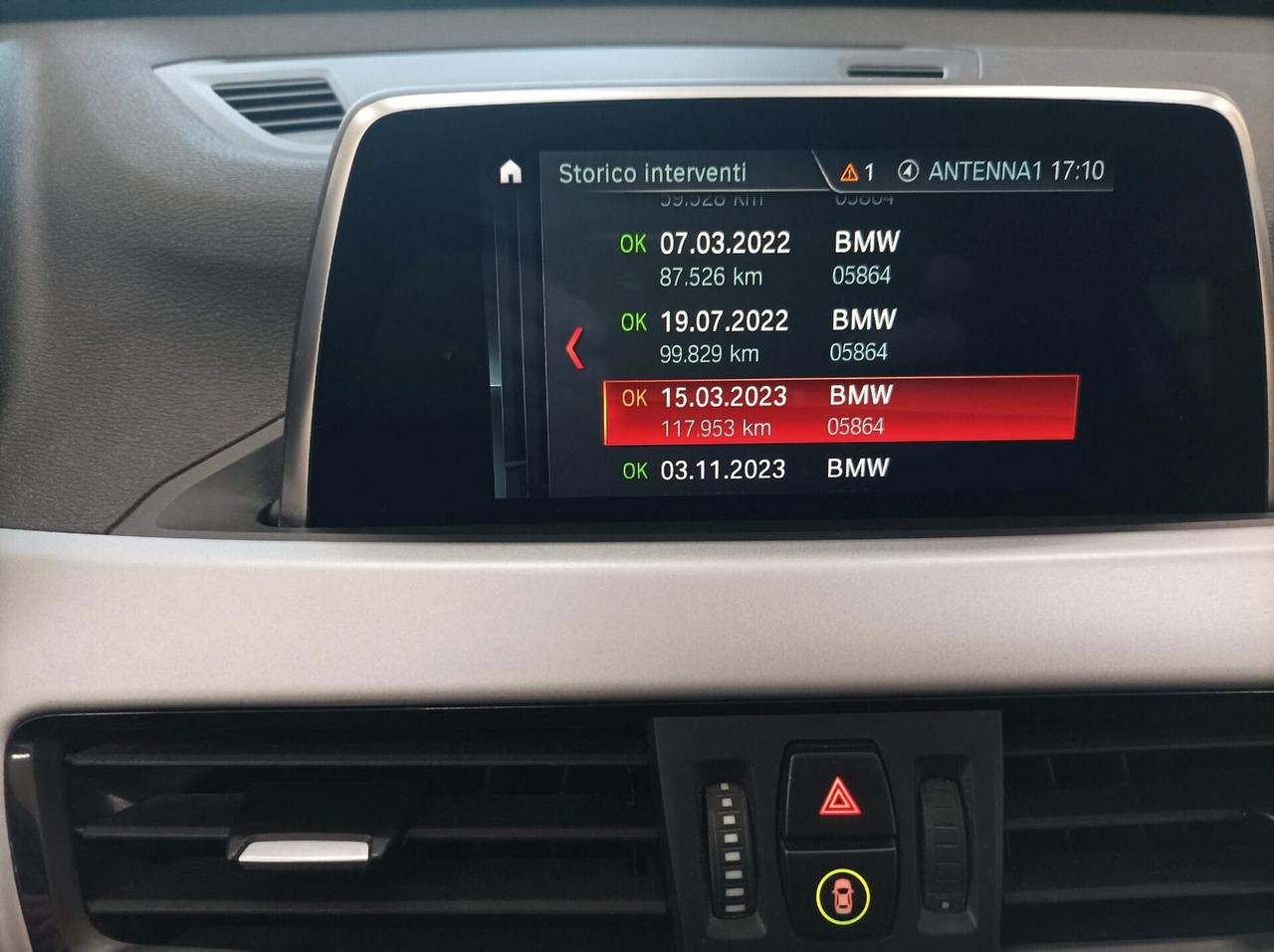 Bmw X1 sDrive18d CV 150 Advantage Automatico 04/2019