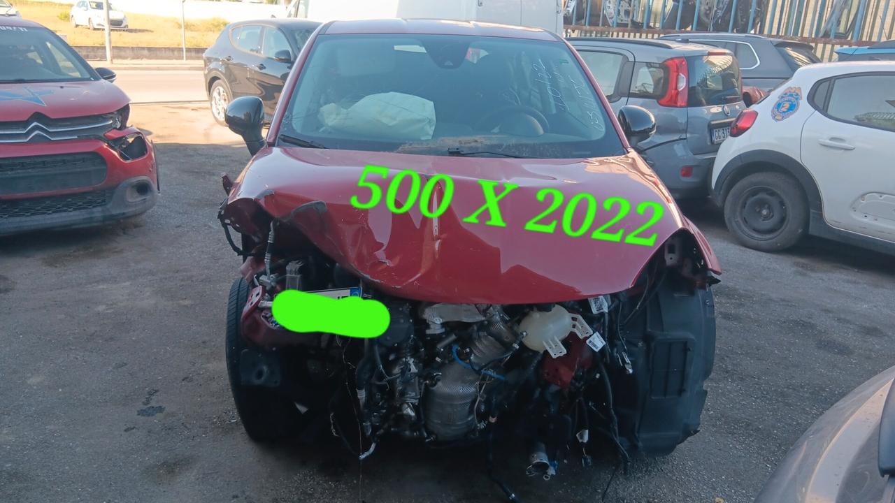 Fiat 500 X incidentata sinistrata mondialcars 022