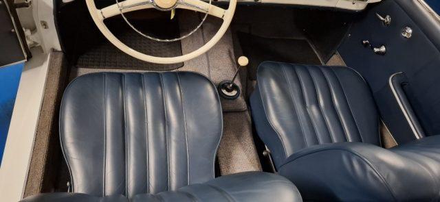 MERCEDES-BENZ 190 SL ***ASI TARGA ORO***BIANCA con PELLE BLU