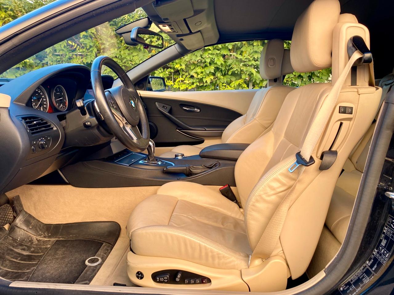 BMW Serie 635d Cabrio auto 286cv TAGLIANDI CERTIFICATI BMW