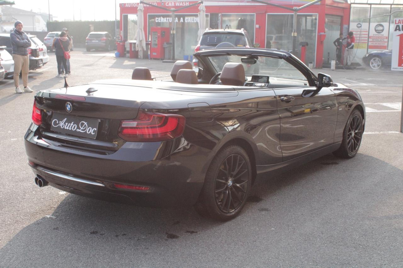 Bmw 220 d Cabrio Luxury STEPTRONIC PRONTA CONSEGNA