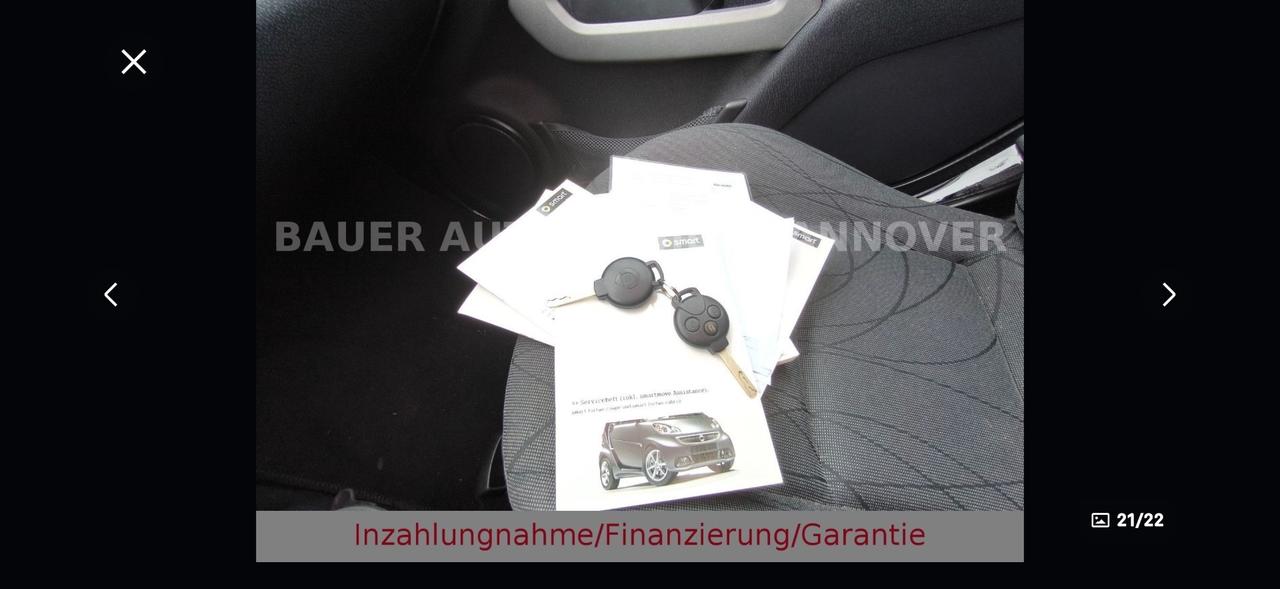 Smart ForTwo 1000 52 kW coupé passion