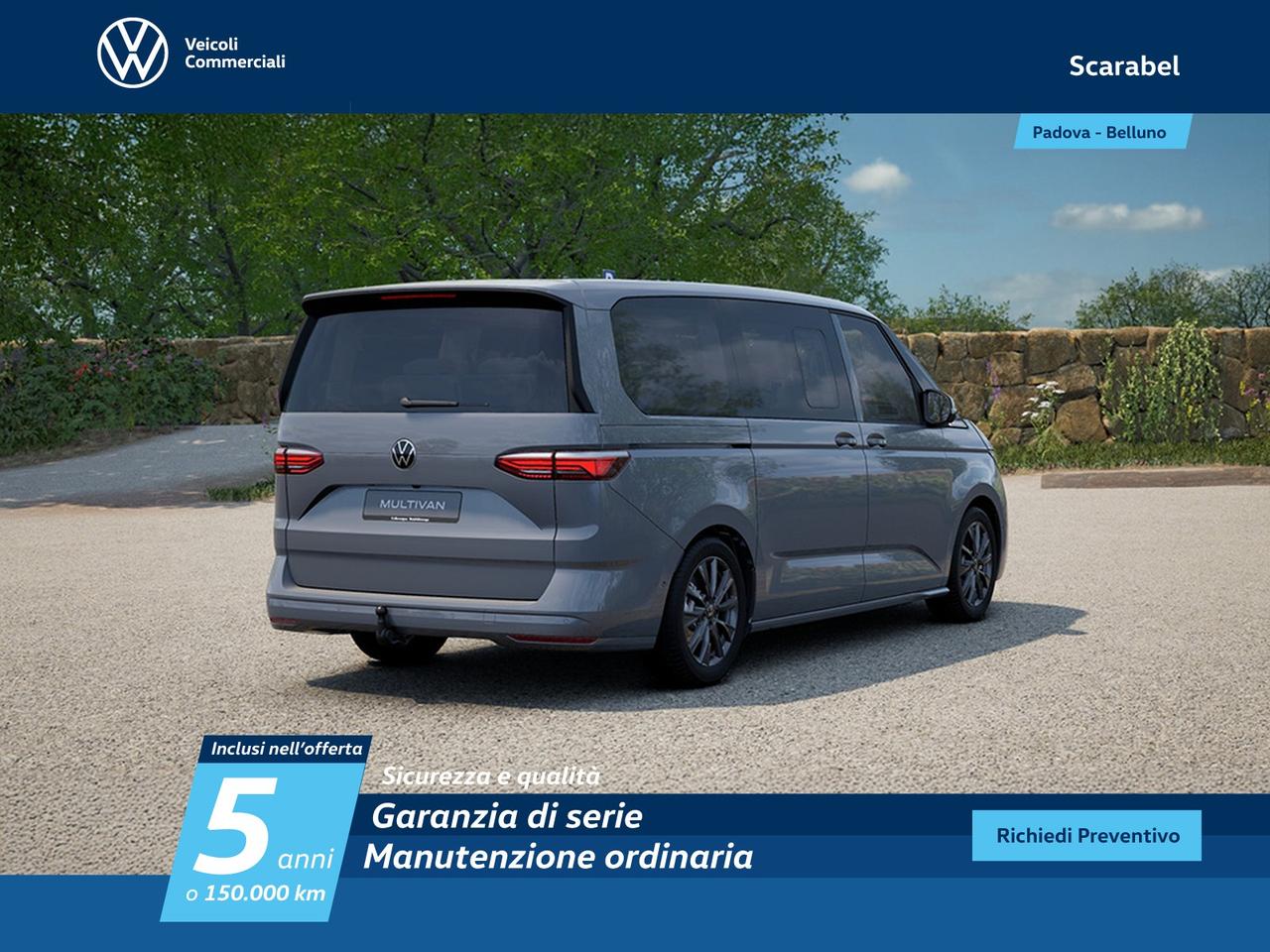Volkswagen T7 Multivan lungo 2.0 tdi life 150cv dsg 7p.ti