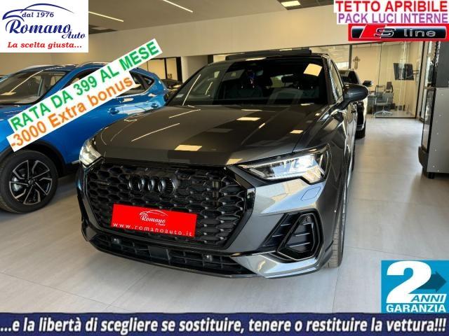 AUDI - Q3 Sportback -40 TDI qu. S tr. S line edition#TETTO APRIBILE!FARI FULL LED!