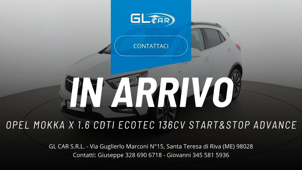 Opel Mokka X 1.6 CDTI Ecotec 136CV 4x2 Start&Stop Advance