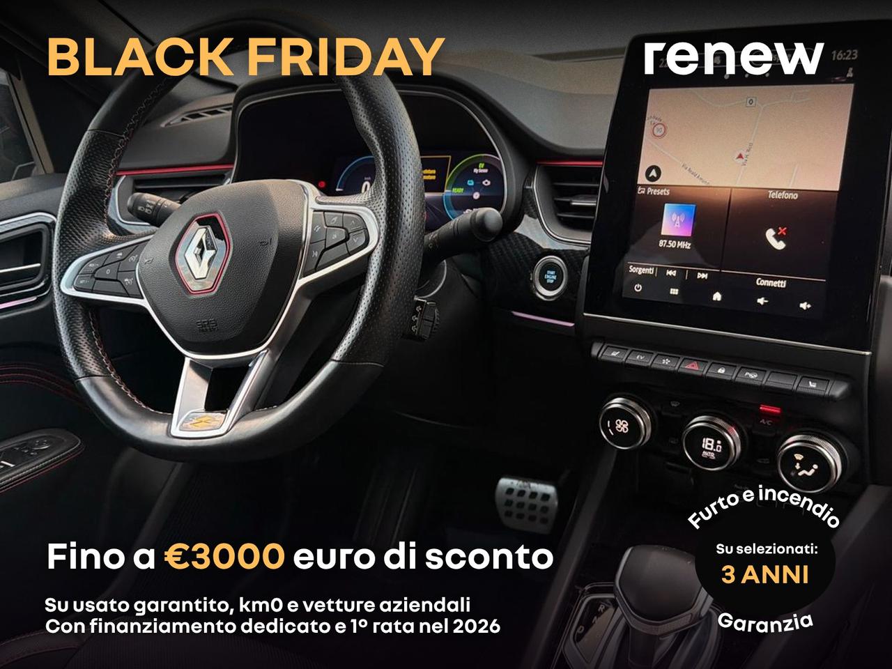 Renault Arkana 1.6 e-tech full hybrid r.s. line 145cv