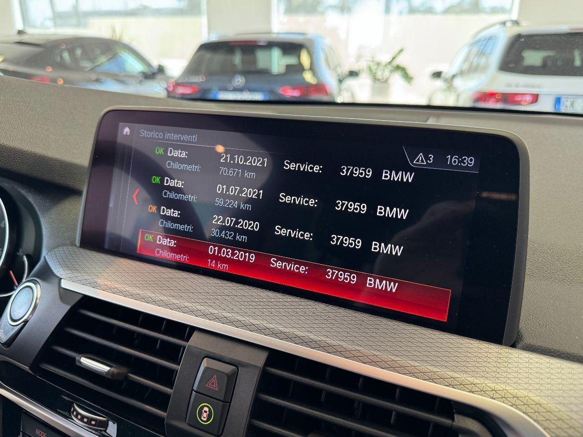 BMW X3 xDrive20d Msport Cerchi 20/Cokpit/Luci ambient