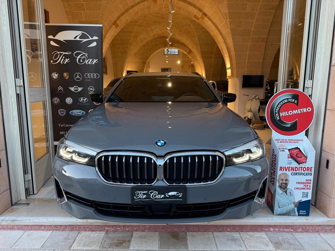 BMW 520D TOURING LUXURY 2.0 MHEV 190CV X-DRIVE PELLE NAVI CAM ANNO 2022