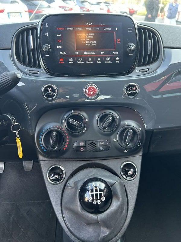 FIAT 500 Hybrid 1.0 70cv Ibrido Pop 1°PROP-GARANZIA-KM CERTIFICATI