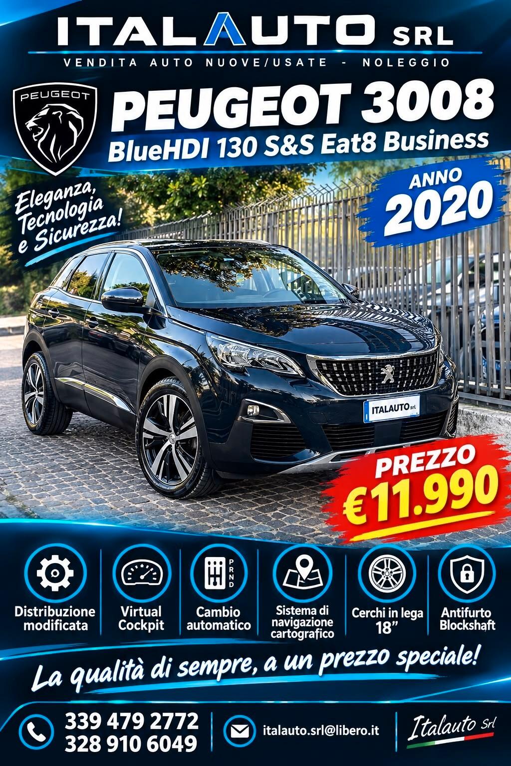 Peugeot 3008 BlueHDi 130 S&S EAT8 Business