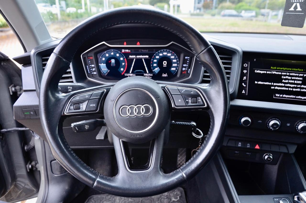 AUDI SPORTBACK 25 1.0 TFSI S-LINE EDITION 95cv, PREZZO REALE, EURO 6D, APPLE ANDROID, PERMUTE