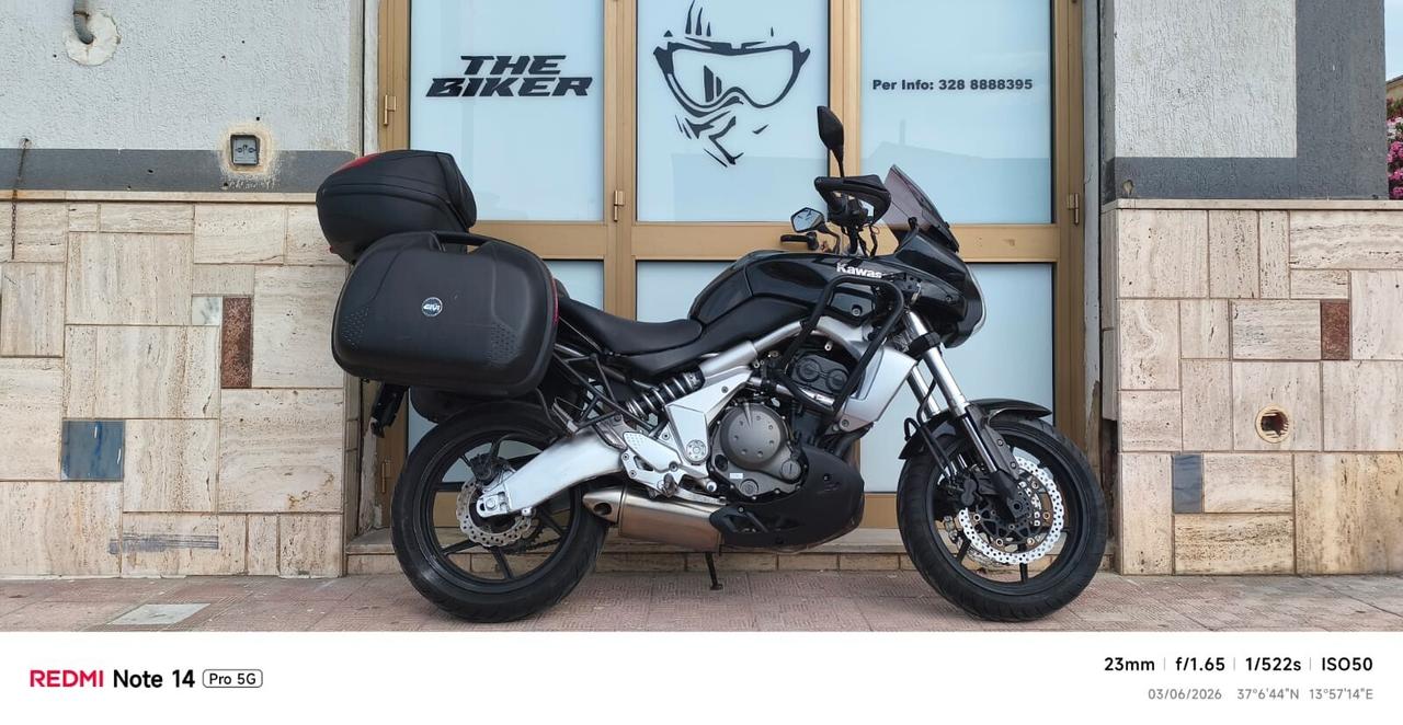 Kawasaki Versys 650 tris valigie