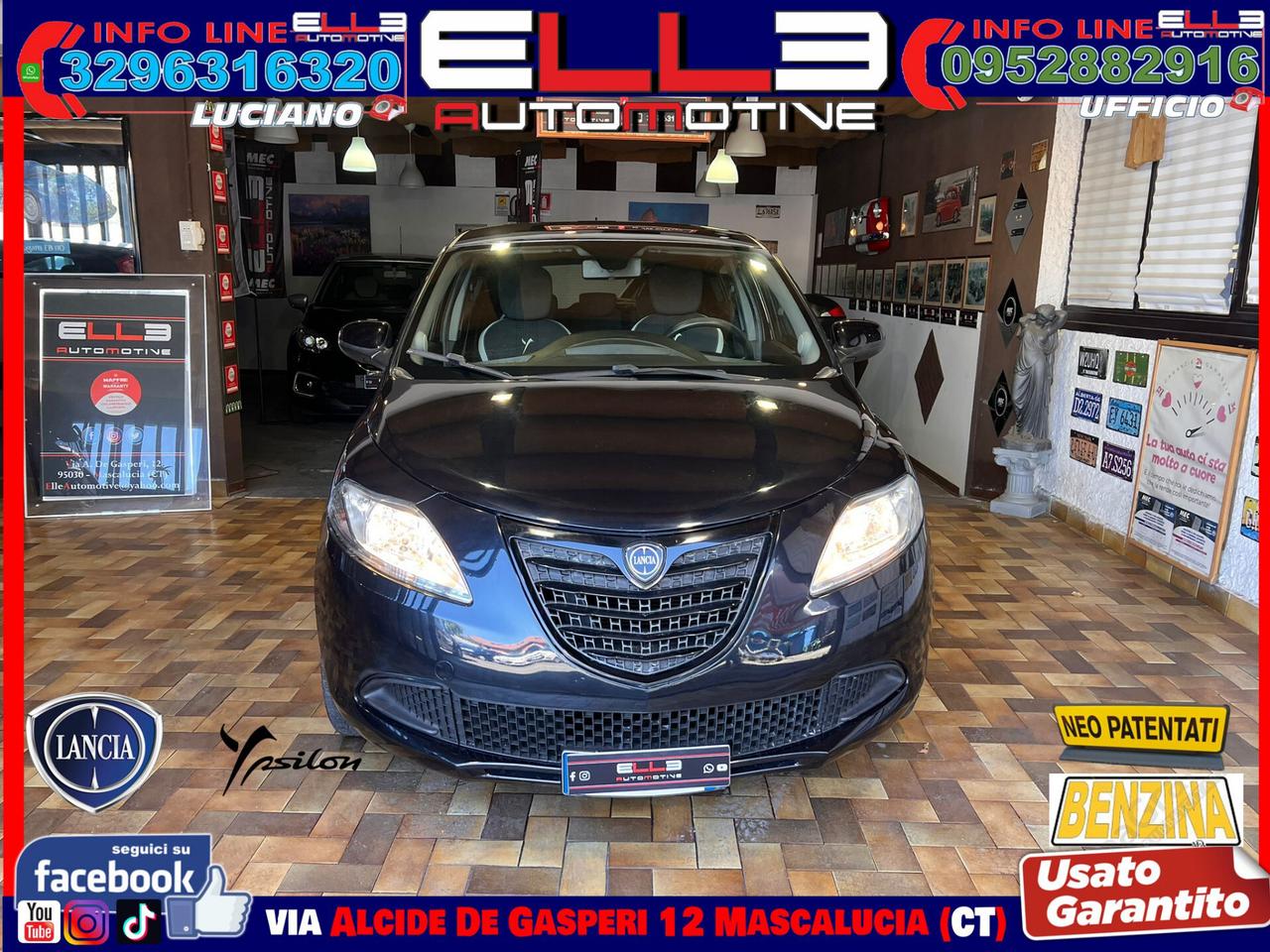 Lancia Ypsilon 1.2 69 CV 2015 NEOPATENTATO