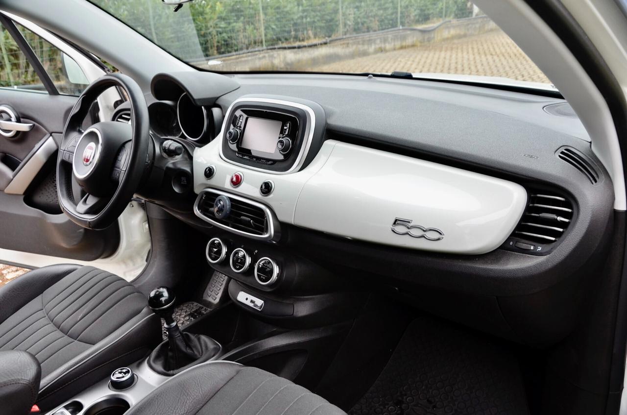 FIAT 500X 1.6 MJT LOUNGE 120cv, UNICOPROPRIETARIO, EURO 6B, FARI XENO, NAVI, PERMUTE
