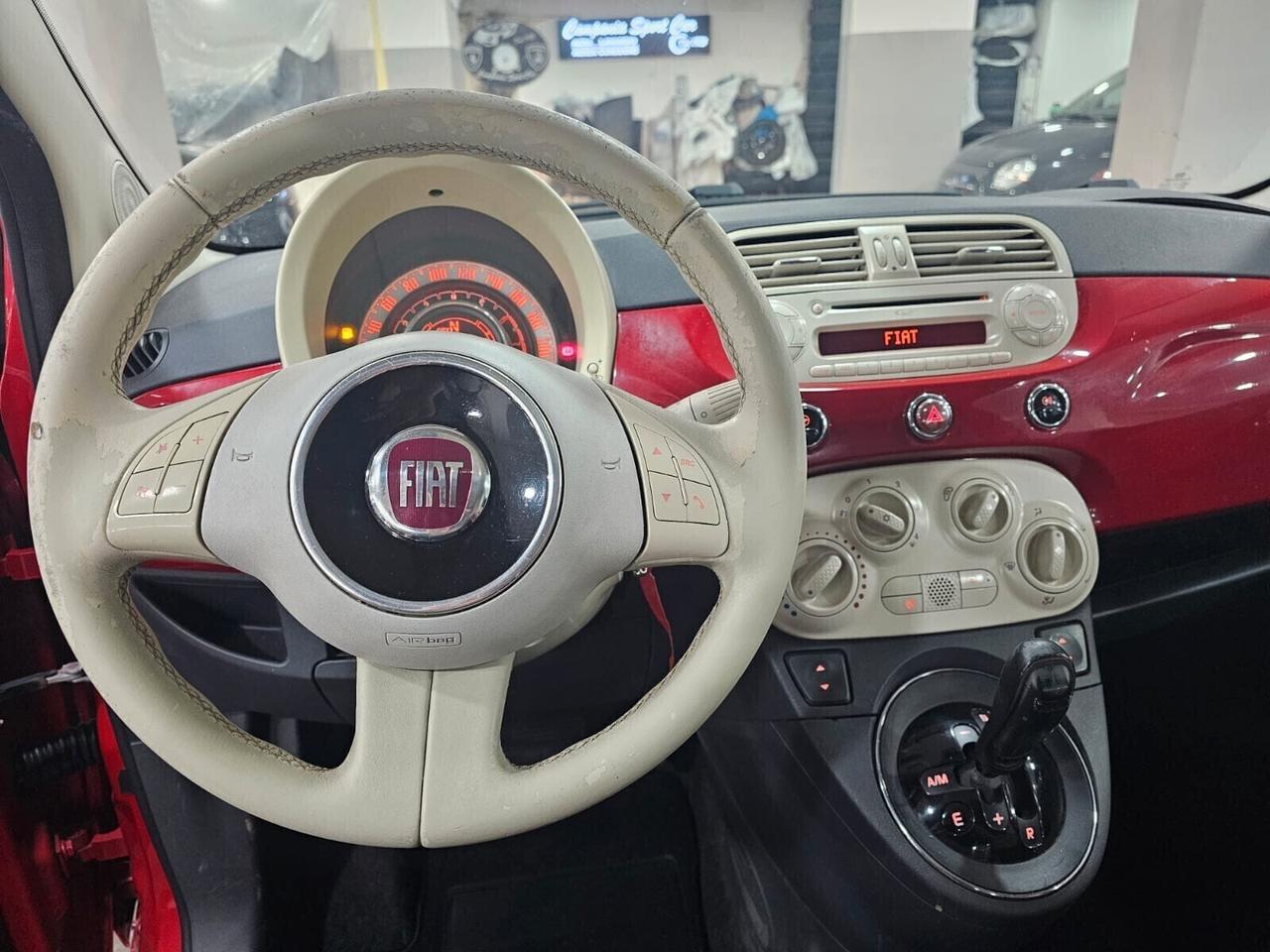 NUOVA FIAT 500 LOUNGE 1.2 BENZ 69CV DUALOGIC TETTO PANORAMICO APRIBILE