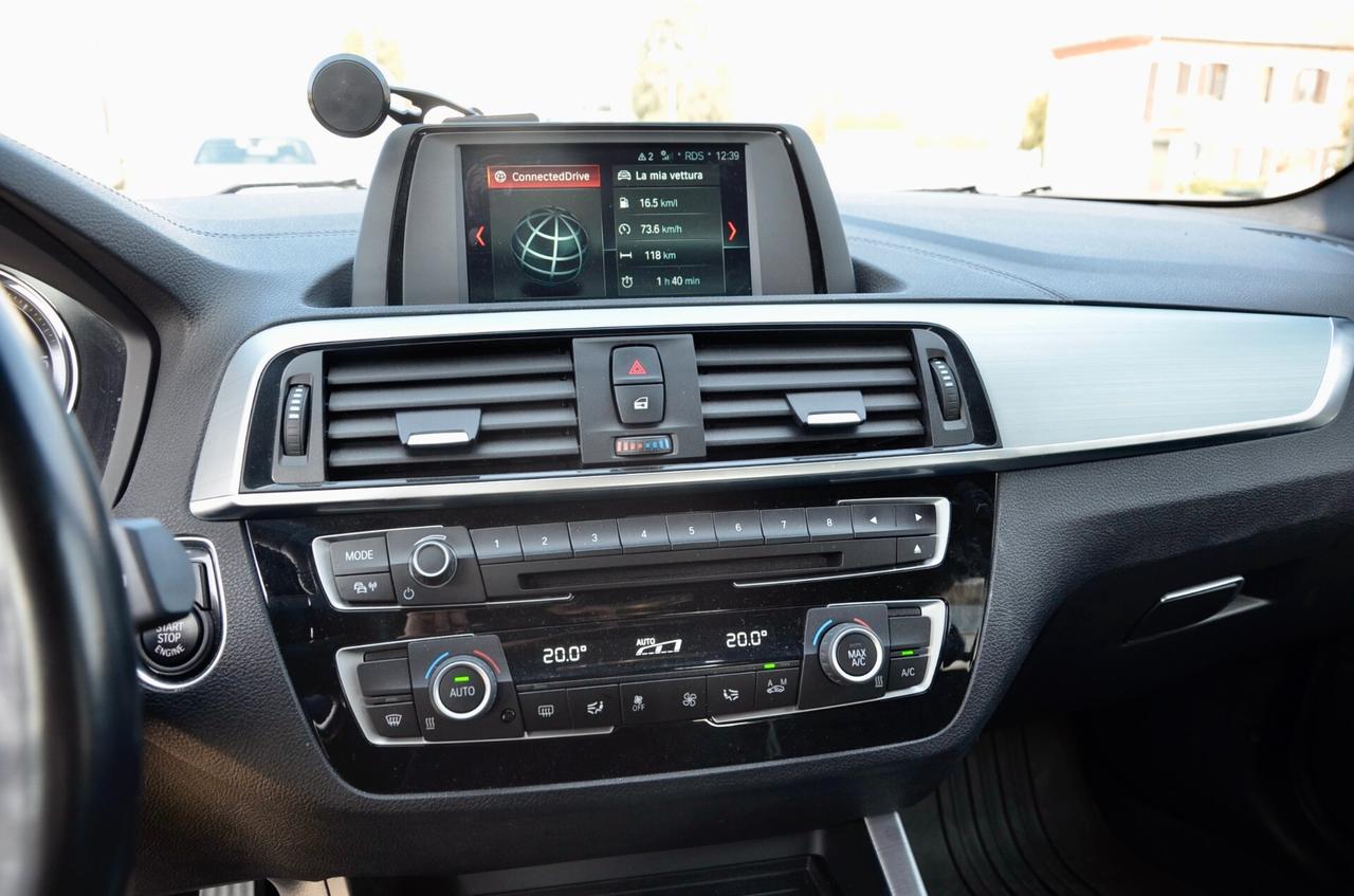 BMW 118d 2.0 MSPORT 150cv AUT, UNICOPROPRIETARIO, SERVICE BMW, UFF ITALIANA, EURO 6C, FULL LED, PELLE, PERMUTE