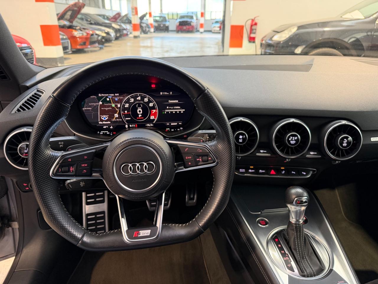 Audi TT 2.0 TFSI QUATTRO S-LINE CARPLAY-TAGLIANDI CERTIFICATI