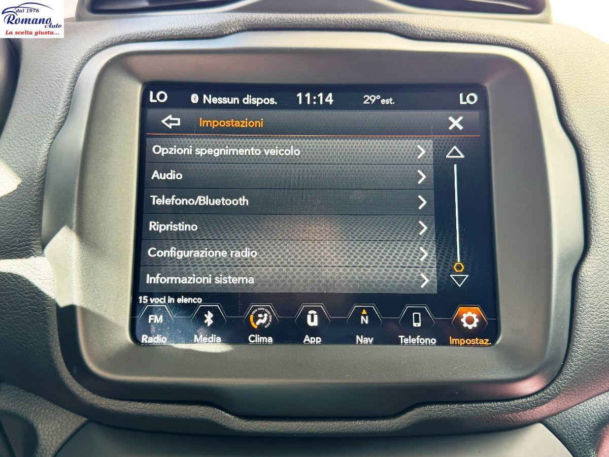 JEEP - Renegade 1.6 mjt Limited fwd 120cv#SOLO 8.800#NAVIGATORE 8.4!