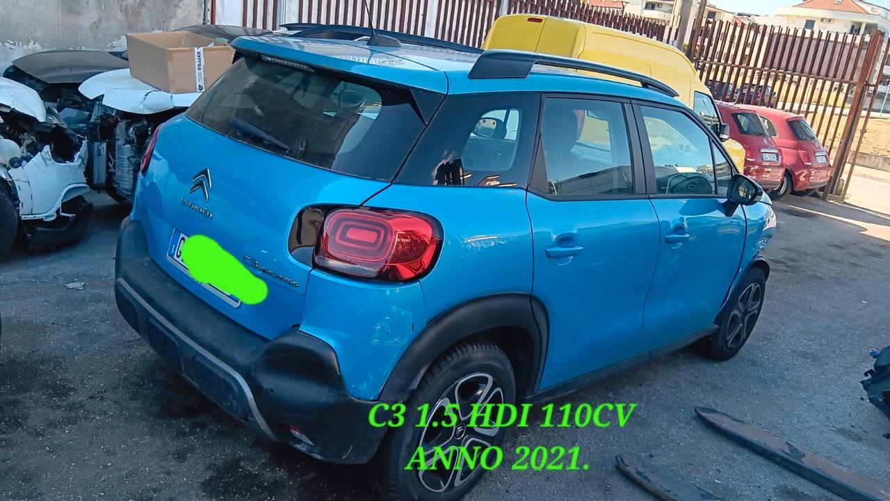 Citroen C3 Aircross incidentata sinistrata mondialcars 021