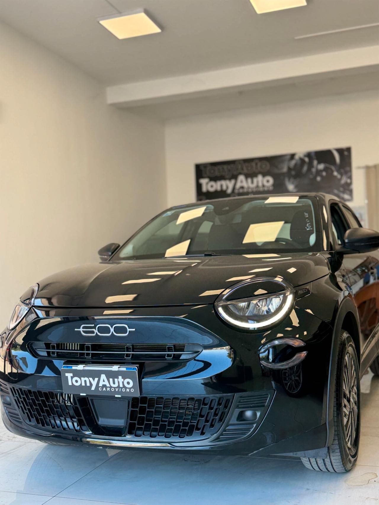 Fiat 600 1.2 hybrid La Prima II 110cv automatica APPLE CARPLAY,VIRTUAL COCKPIT,SENSORI PARCHEGGIO,GARANZIA UF